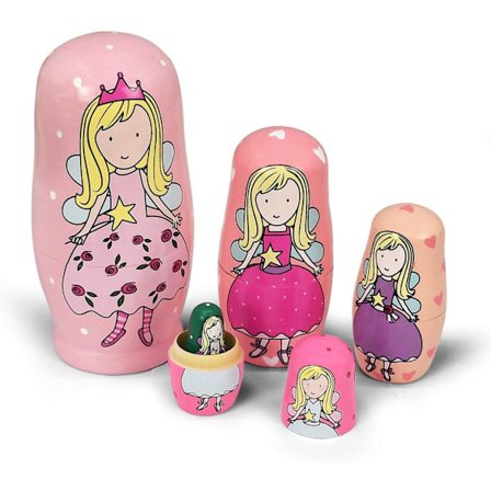 Ryska Nesting Dolls Björnen Matryoshka Dolls Leksaker Söta Djur