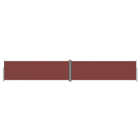 Vidaxl Infällbar Sidomarkis Brun 160x1000 Cm Brun