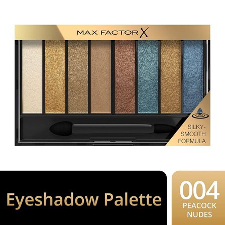 Max Factor Masterpiece Nude Eyeshadow Palette 004 Peacock nudes, Makeup, Øjne, Øjenskygge