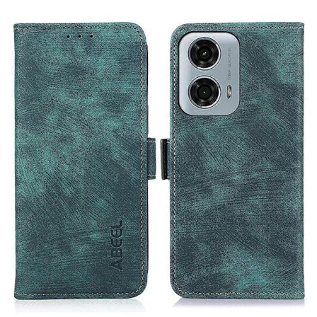 Telefonfodral för Motorola Moto G24 Power, Sidomagnetlås, Anti-fall Läderfodral