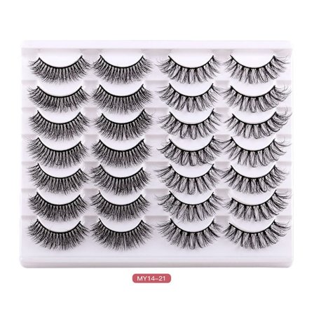 14 par lösögonfransar Faux Mink Fransar - on stock