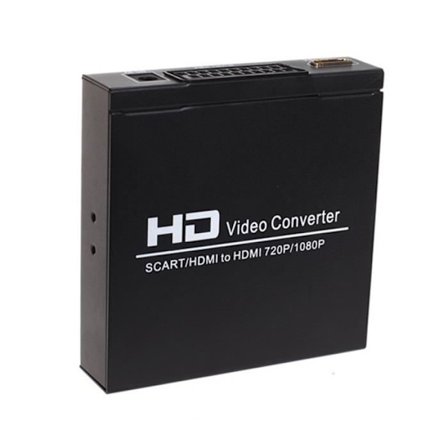 GETEK HDMI-adapter - SCART vs HDMI 720p HD 1080p VIDEOKONVERTER MONITORBOKS FOR HDTV DVD STB