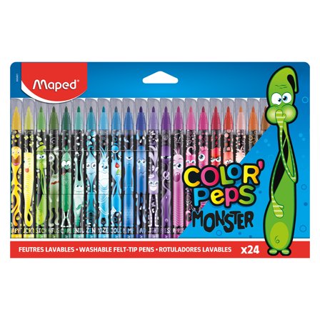 Colorpeps Monster Felt Tip Pens Pack of 24