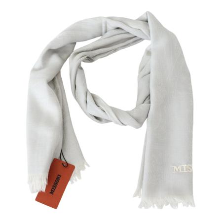 Missoni Scarf , Wit , Heren , Maat: ONE Size Sjaals
