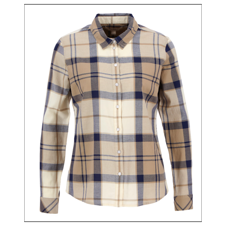 Barbour Bredon Check Shirt Dress Navy Tartan