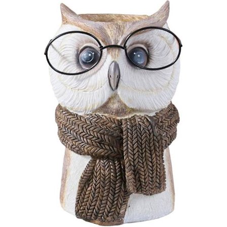 Hartsdekoration i glas med djurmotiv i resin - Söta djurformade krukor för suckulenter, inomhus- och utomhusdekoration