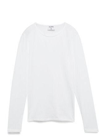 Filippa K Cotton Stretch Long Sleeve - White - L