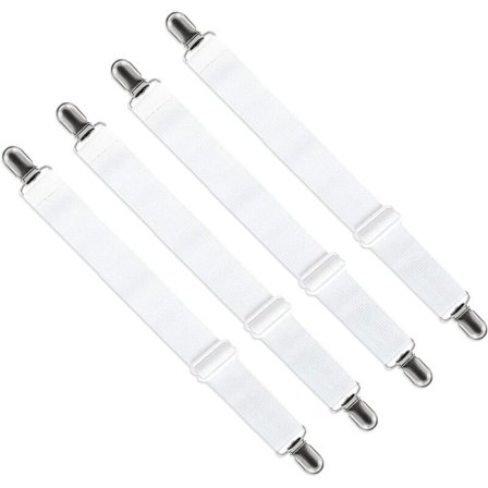 Justerbar spändare för lakan (65 cm till 200 cm), Justerbar Hållare