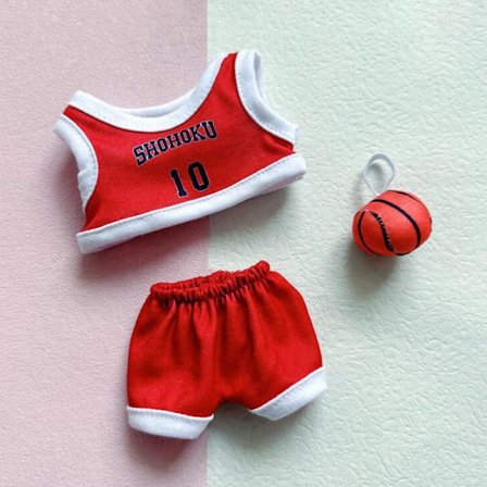 Dukkeklær t-skjorte RØD