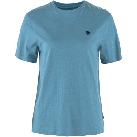Fjällräven Women's Hemp Blend T-Shirt Top in Dawn Blue | Size: XS, Hemp/Organic Cotton/Knit