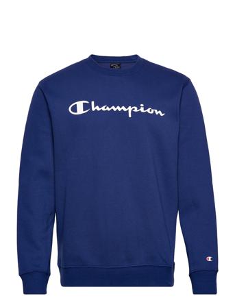 Crewneck Sweatshirt Sweat-shirt Genser Blå Champion