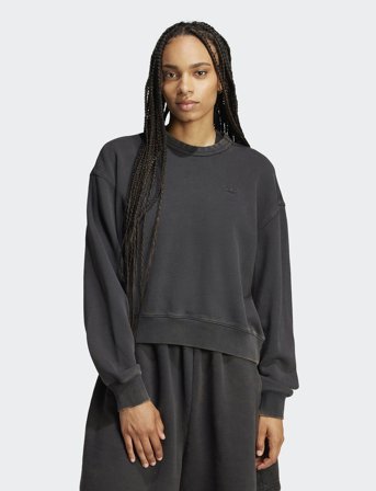 adidas Originals P Ess Swts Wash - Black - XS