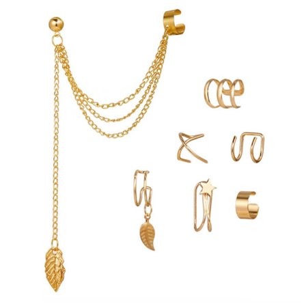 Øremansjett Ørepiercingsett uten hullgull