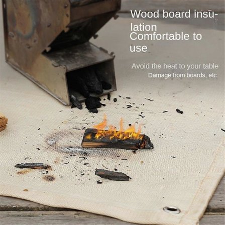 Brannsikker duk for camping, flammehemmende duk, utendørs piknik, spesifikasjon åtte