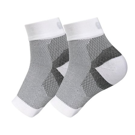 Neuropati Sokker Soothe Relief Compression Socks WHITE S/M