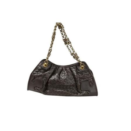 Bottega Veneta Vintage, Pre-owned Leather Shoulder Bag Bruin, Dames, Maat:ONE Size,leer