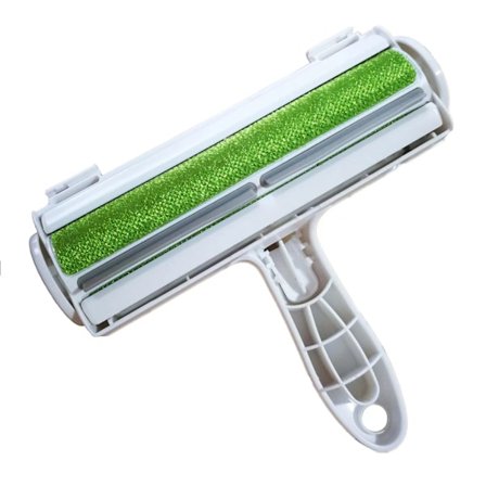 Pelsfjerner Rulle med Selvrensende Base grøn