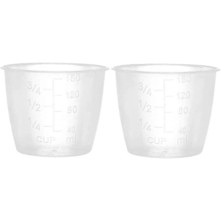 【PP】2-pakning Plast Gjennomsiktige Målekopper Ris Målekopper Elektrisk Riskoker Erstatningskopper Kjøkkenartikler Klar Én Størrelse