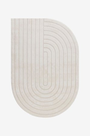 KM Home - Matta Genova - Vit - Slätvävda mattor - 200X290 - Från Homeroom