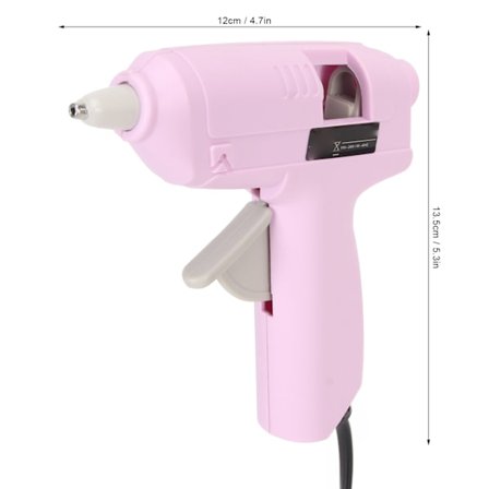 Varm Lim Smelter 20W Hurtig Forvarmning Hurtigtørrende Mini Bærbar Varm Lim Smelteværktøj med Stifter til Håndarbejde 110V‐240V EU Stik