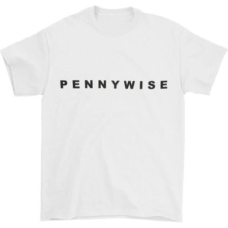 Pennywise allt eller inget vit T-shirt XL