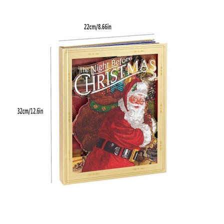 Juleaften - Pop-up Bog med Lys og Lyd