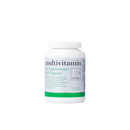 New Nordic Multivitamin vegetarianere 120 tabletter