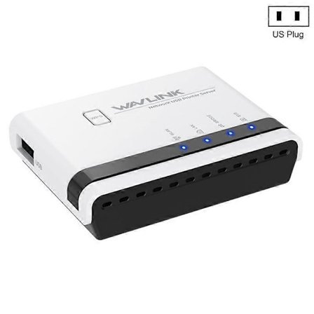 WAVLINK NU516U1 USB2.0 Trådløs Printerserver Med 10 / 100Mbps LAN / Bridge WiFi