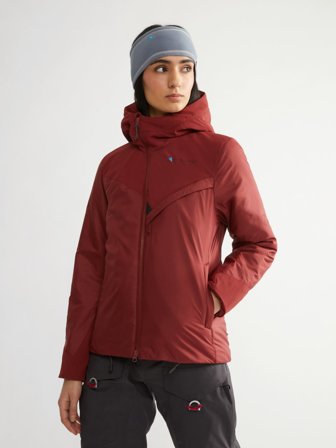 Klättermusen Urd Hood Jacket Women's's - Madder Red - Women's - M
