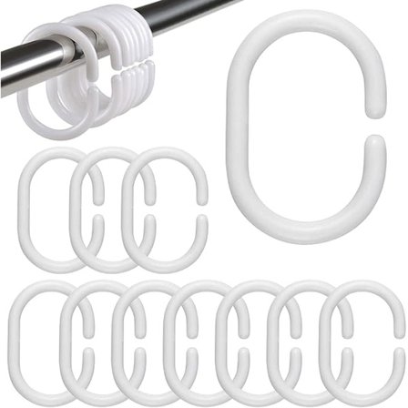 Plastik brusebad ring gardin ring tilbehør 12 brusebad gardin stang brusebad gardin ring krog krog