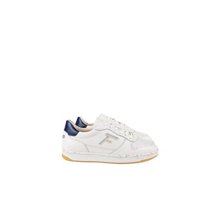 Faguo, Alder leather low top sneakers Wit, Heren, Maat:42 EU