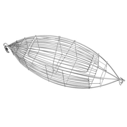 Rustfrit Stål Fiske Agnsburk Karpe Fælde Foderholder til Rejer Krabbe Fisk Agner XXL