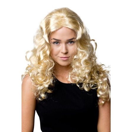 Blond Lång Jessica Peruk Maskerad Halloween