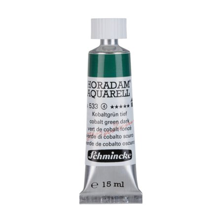 Schmincke Horadam Aquarell Tube 15ml (Price group 4) 533 cobalt green dark