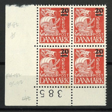 Færøerne - 4-blok AFA 4 - Postfrisk