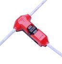 SYNERGY LED FLEX Strip zub. Easy Connect T shape for 1 line red