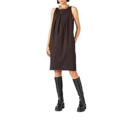 Liviana Conti, Midi Dresses Bruin, Dames, Maat:S,Viscose