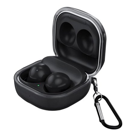 Genomskinligt Samsung Galaxy Buds Live/Pro/2/2 Pro fodral - Svart