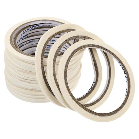 20 Ruller Papirtape Ensfarvet Selvklæbende Tape Tøjfremstilling Markeringstape