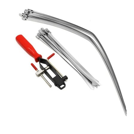 ATV Auto CV Joint Banding Boot Axle Clamp Værktøj Med 20STK CV Halv Skaft Støvle Band Spænde Clamps