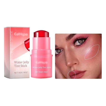 Milk Water Jelly Huuliväri, Water Jelly Tint -tikku Huulimeikki, 2024 Uusi Läpikuultava Huuli- ja Poskipunaväri - Kerrostettava Vesiväriviimeistely 