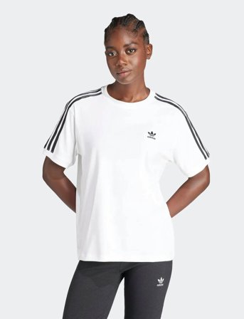 adidas Originals 3 Stripe Tee - White - M