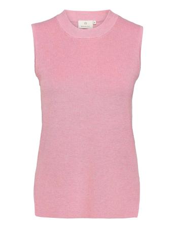 Kamiara Knit Vest Pink Kaffe
