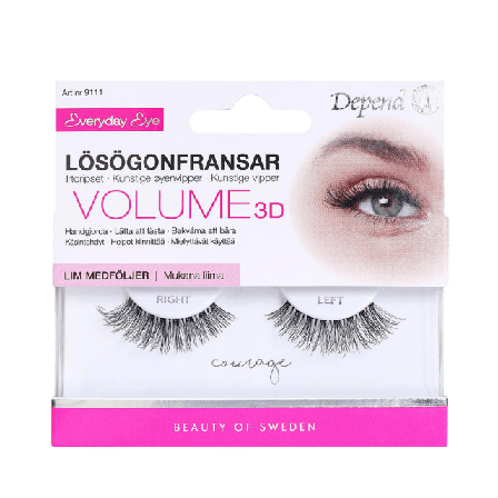 Depend Lösögonfrans Courage Lösögonfransar & färgning Unisex Svart ONESIZE