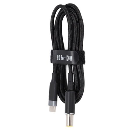 Kannettavan tietokoneen latauskaapeli TypeC uros - 7,9x5,5 mm DC-liitin PD Kannettavan tietokoneen virtajohto Lenovolle (0,5 m)