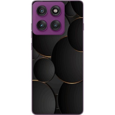 Telefontaske til Motorola Edge 60 Pro med luksus cirkler