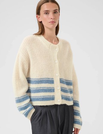 Karen By Simonsen Kbcarrie Cardigan - Cream - L