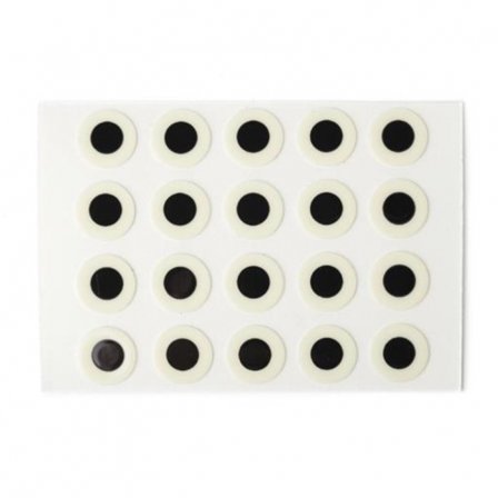Stick-On Eyes 5,5 mm – Glow in the Dark