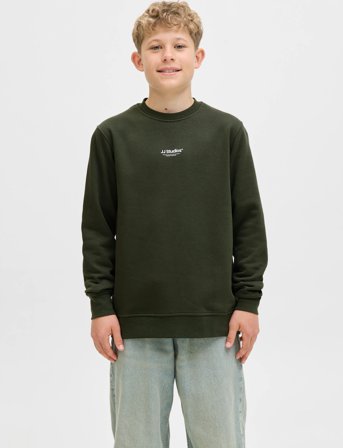 Jack & Jones Jjesoho Sweat Crew Neck Sn Jnr - Green - 164