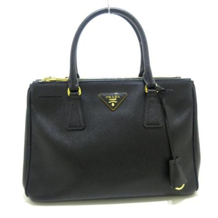 Prada Vintage Pre-owned Galleria Tas , Zwart , Dames , Maat: ONE Size Vintage Tassen
